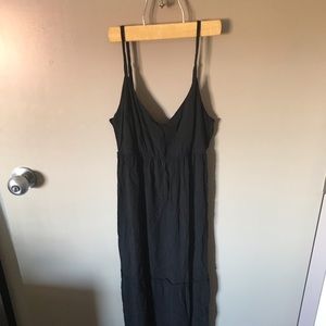 Black maxi dress